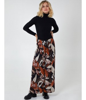 Leaf Print Trouser