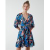 Tie Front 3/4 Sleeve Dress