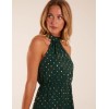 Blouson Halter Neck Dress