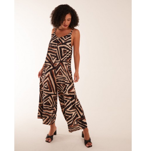 Oversized Aztec Casual Jumpsuit