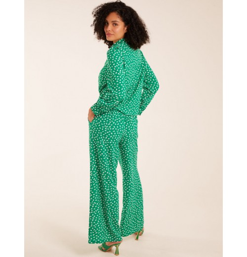 Polka Dot Oversized Shirt & Trouser Set