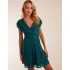 Double Frill Wrap Dress